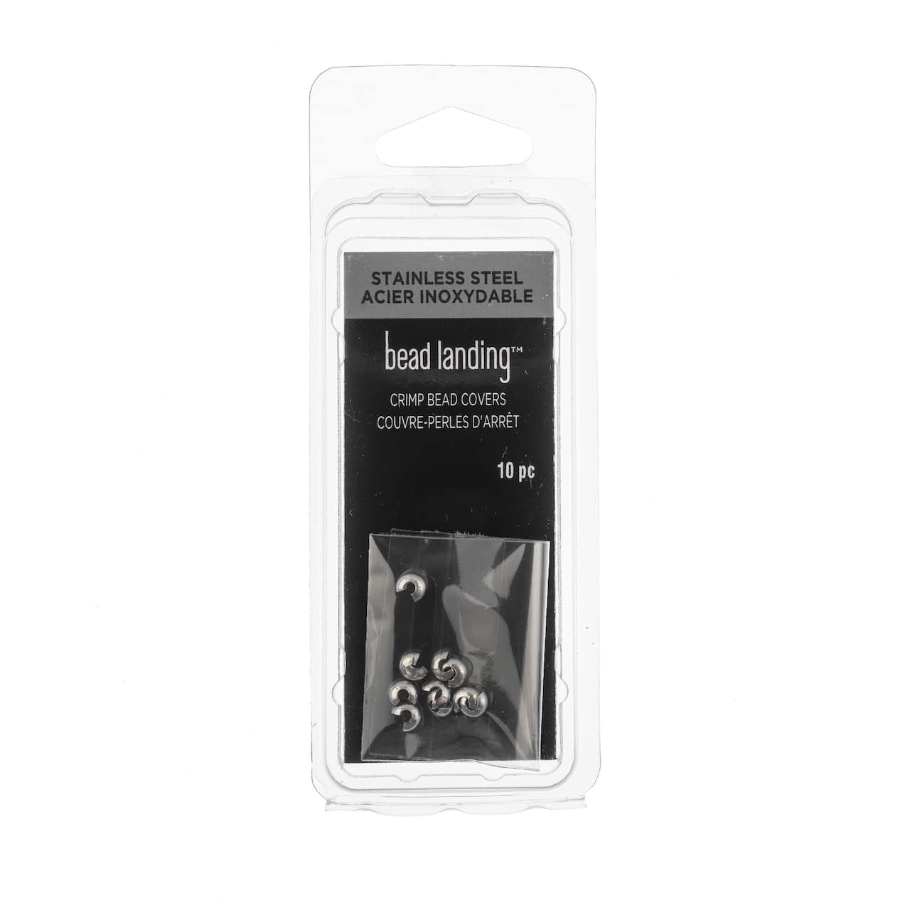 12 Packs: 10 ct. (120 total) 3mm Metal Crimp Bead Covers by Bead Landing™